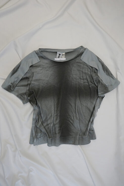 Placket T-Shirt / Gray