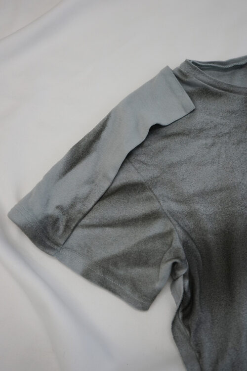 Placket T-Shirt / Gray
