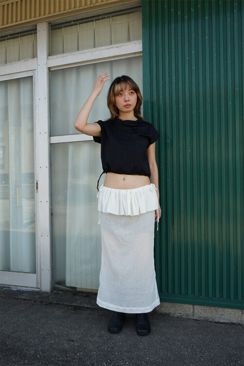 Cotton gaze skirt