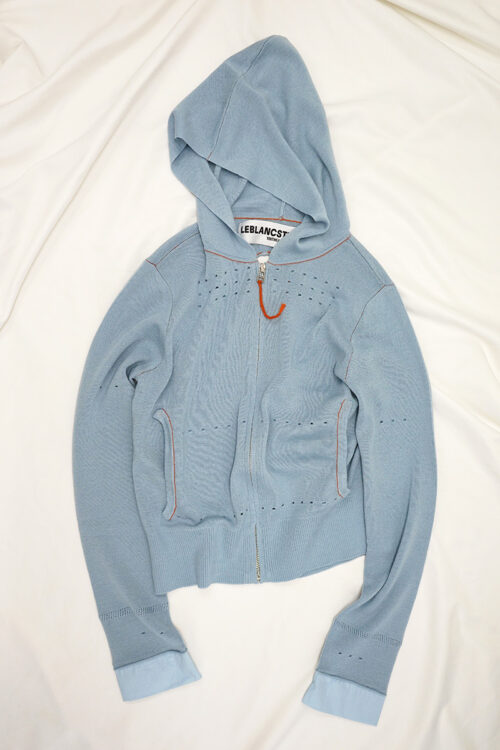 Yani's Salon Light Blue Dot Hoodie