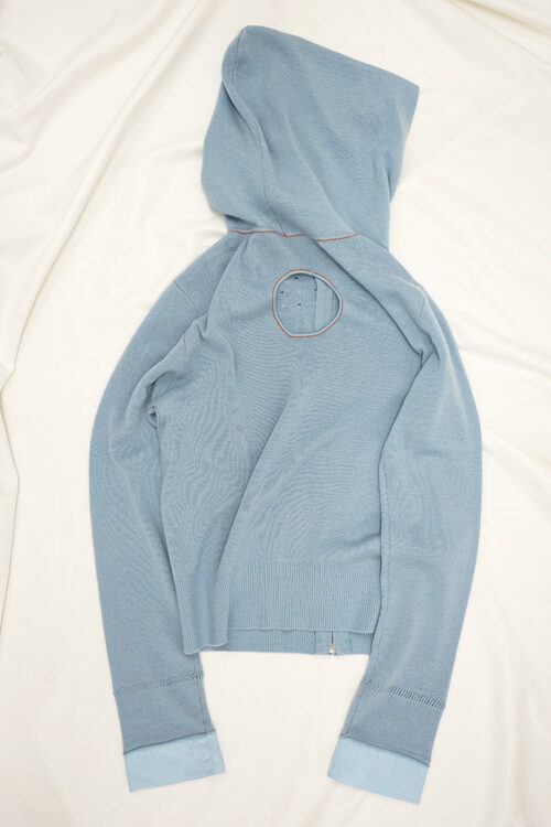 Yani's Salon Light Blue Dot Hoodie