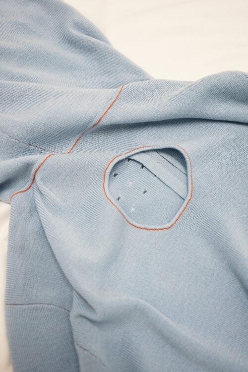 Yani's Salon Light Blue Dot Hoodie
