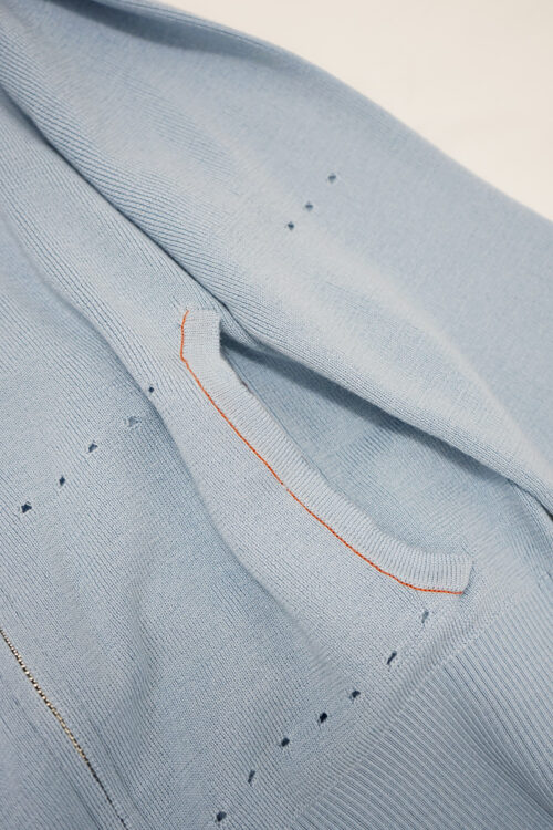 Yani's Salon Light Blue Dot Hoodie