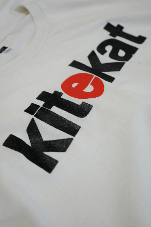 WHITE KITEKAT SS TEE