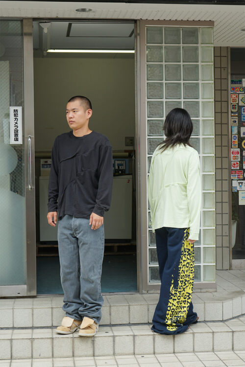 Long-sleeve Tuck Tee