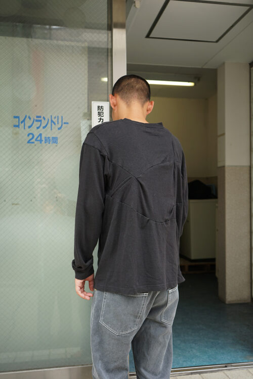Long-sleeve Tuck Tee
