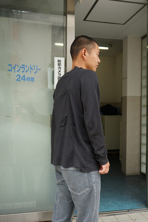 Long-sleeve Tuck Tee