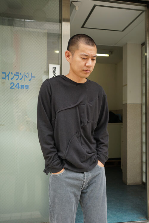 Long-sleeve Tuck Tee