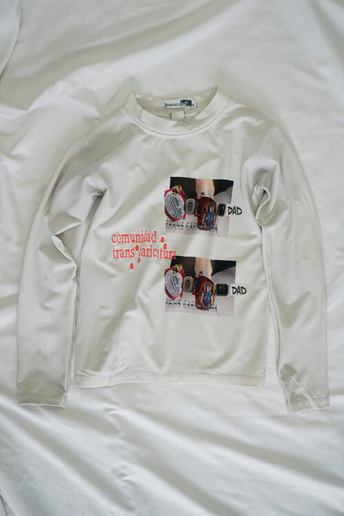 Embroidery stretch long sleeve