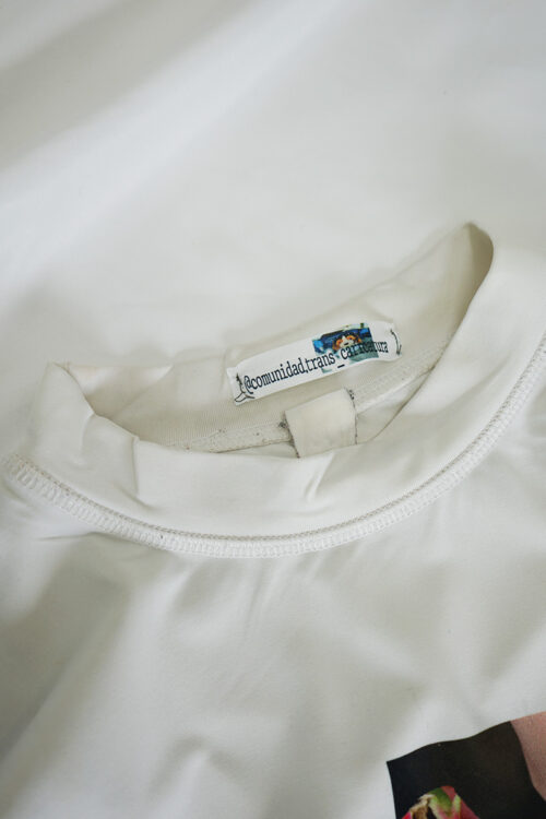Embroidery stretch long sleeve