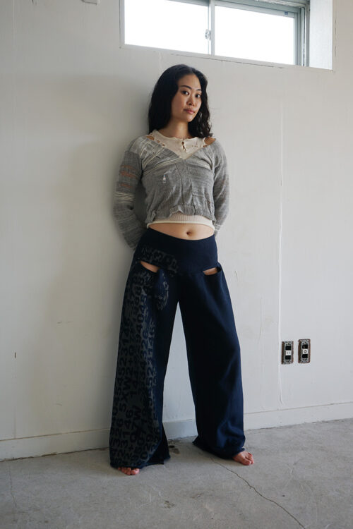 Distressed Knit Top