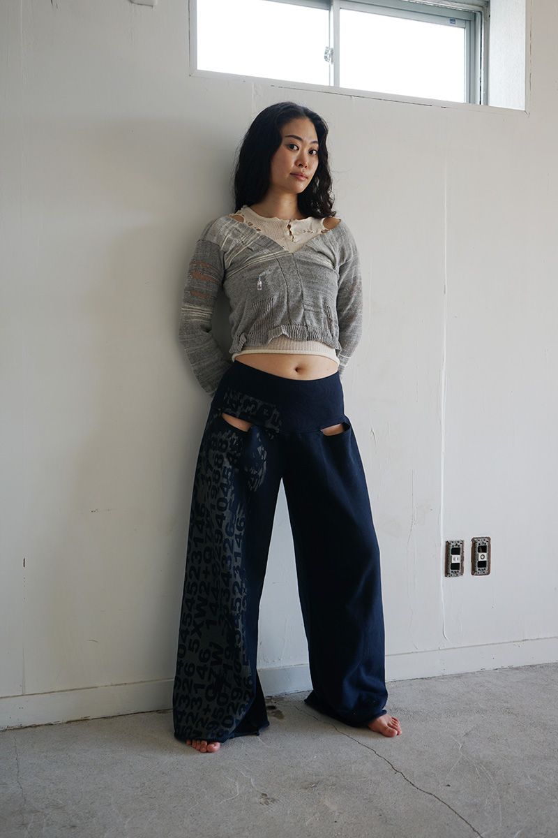 Distressed Knit Top