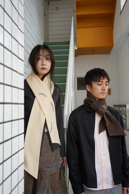 Muffler in the mirror