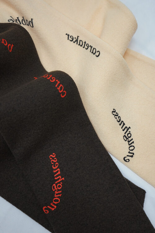 Muffler in the mirror