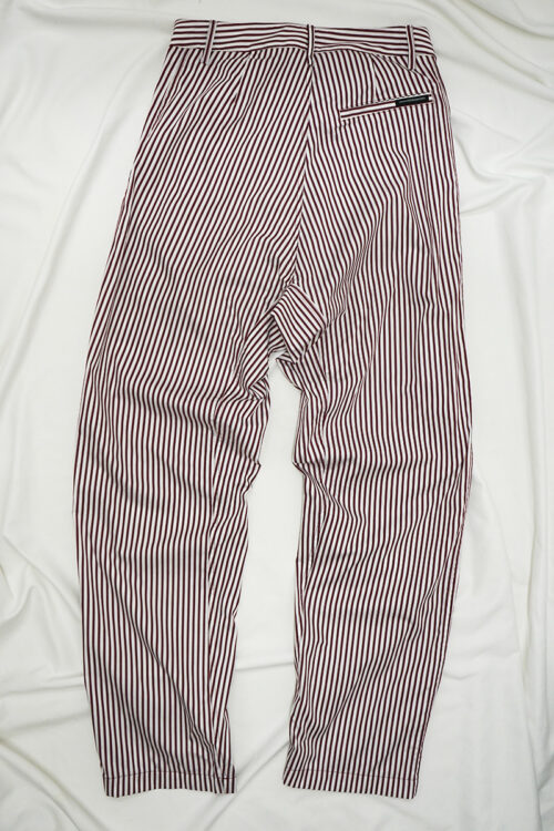 Striped Poplin Trousers