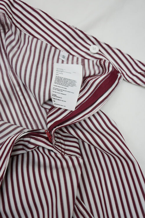 Striped Poplin Trousers