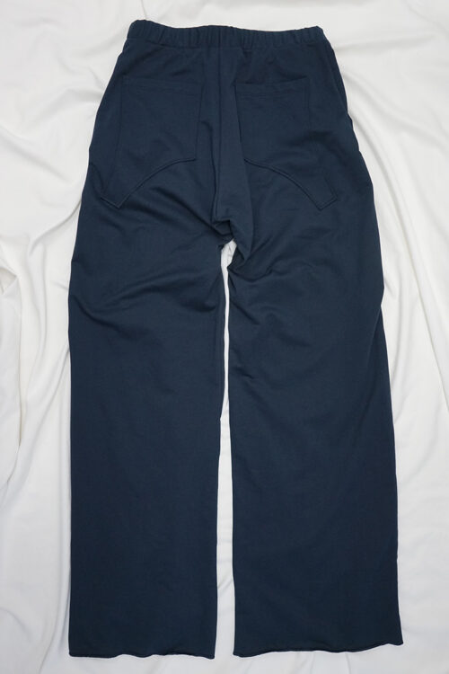 Button twist pants / Navy