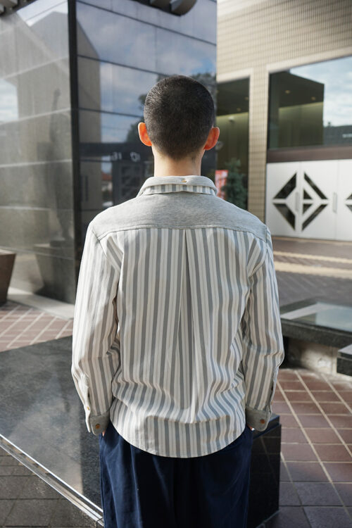 Woodline Beaded Striped Shirt 