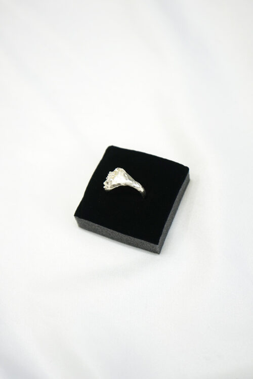 SIGNET SKULL RING 