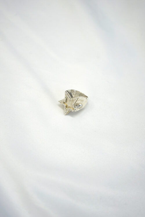 CHIPPED STAR RING