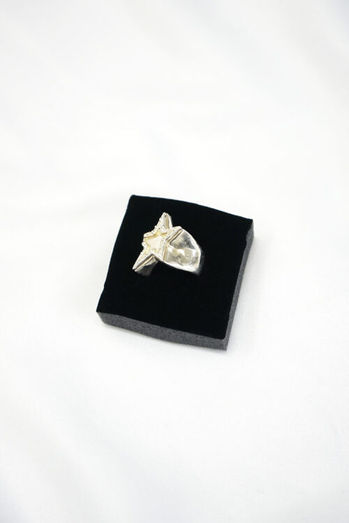 CHIPPED STAR RING