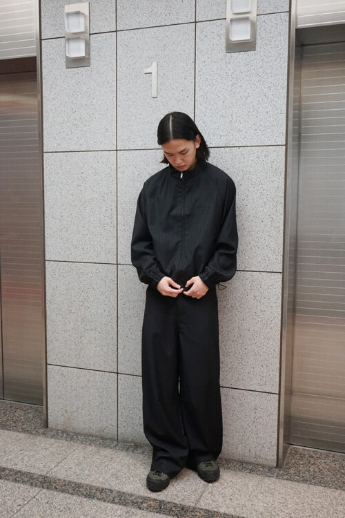 430000-zj-0126 BLACK STRIPE JACKET