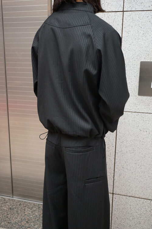 430000-zj-0126 BLACK STRIPE JACKET