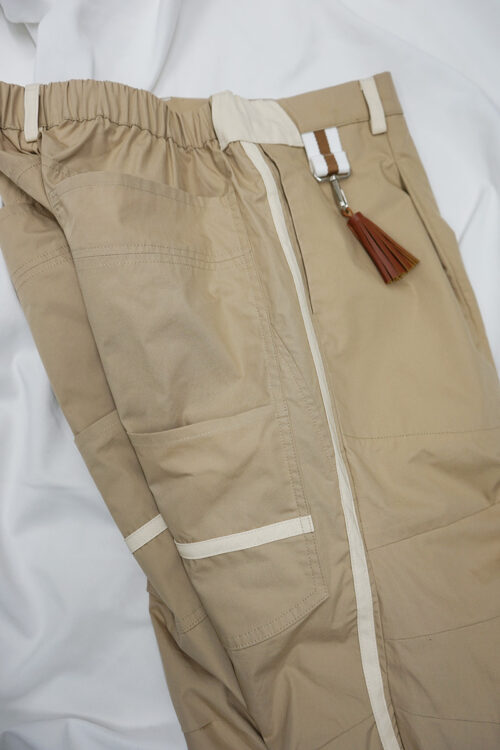 Khaki Running Capris