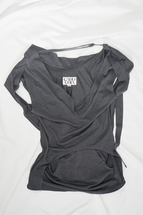 ANTRO GREY TOP