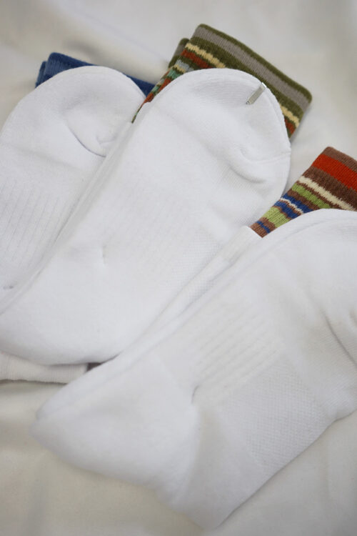 Layered Striped Hiking socks