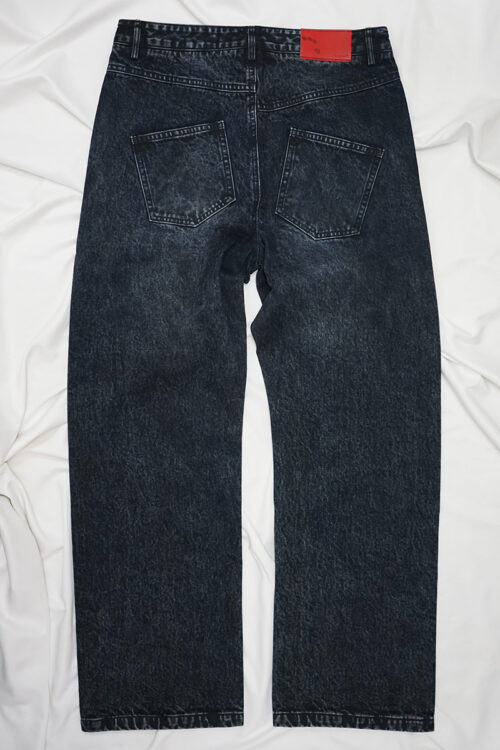 ARC PLEATED SELVEDGE DENIM DUSK BLUE