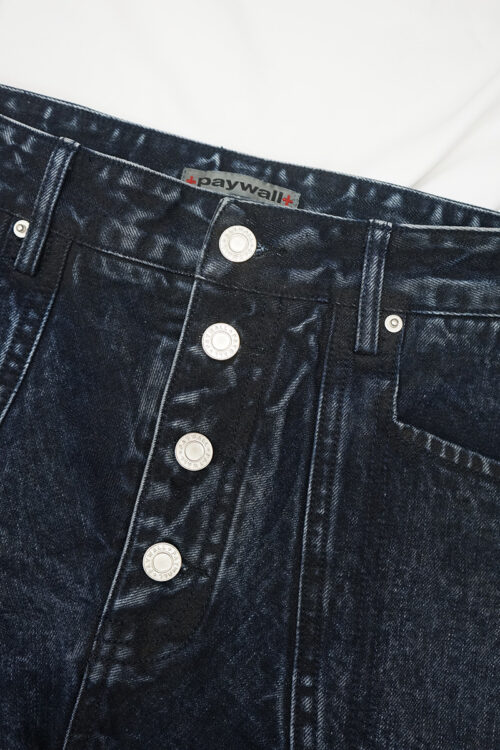 ARC PLEATED SELVEDGE DENIM DUSK BLUE