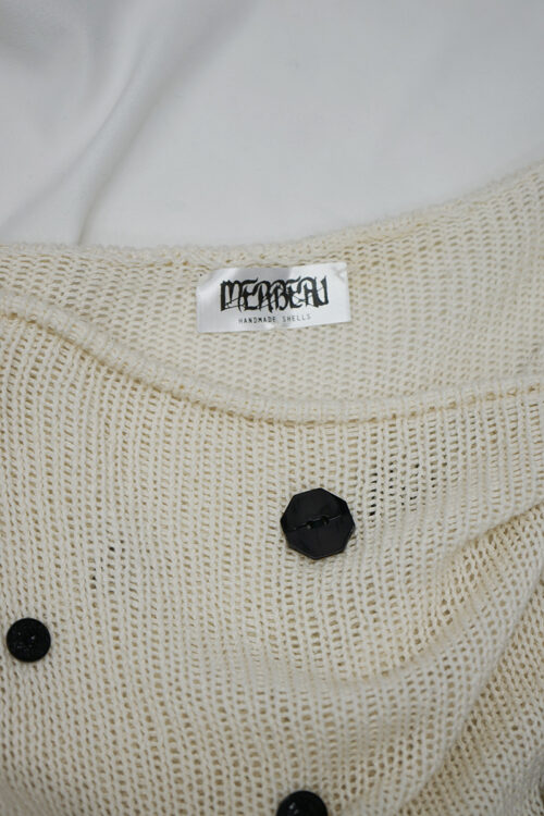 Silk dot moon skirt