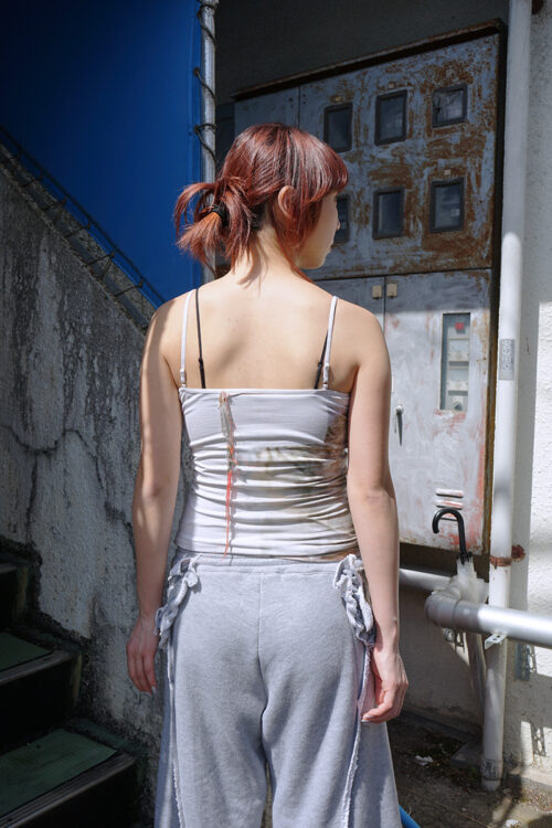 Reworked lingerie-style top