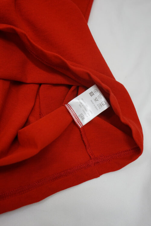 Tilted logo T-shirt Red
