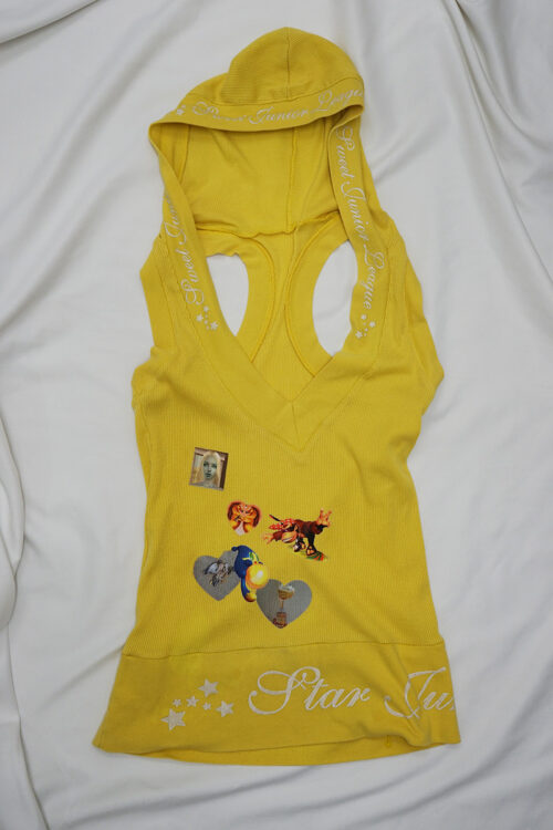 STAR LEAGUE Tank Top with Hood