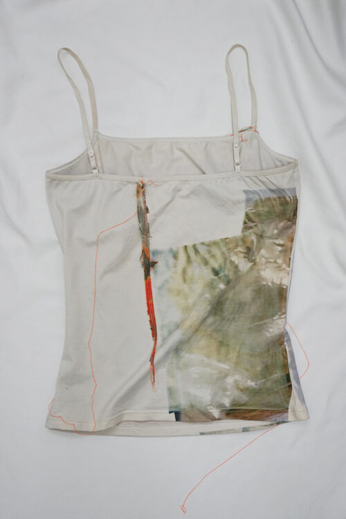 Reworked lingerie-style top